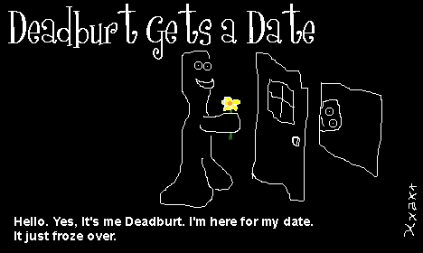 DeadBurt Comics #5 -- DeadBurt Gets A Date