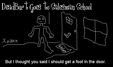 DeadBurt Comics #1 -- DeadBurt Goes to Salesman School