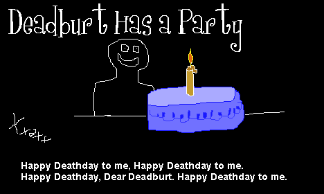 DeadBurt Comics #7 -- DeadBurt Has a Party